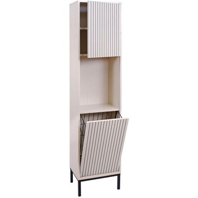 MCW Hochschrank O42 MDF Melamin 174x39x30cm Holzoptik Beige MCW Hochschrank O42 MDF Melamin 174x39x30cm Holzoptik Beige