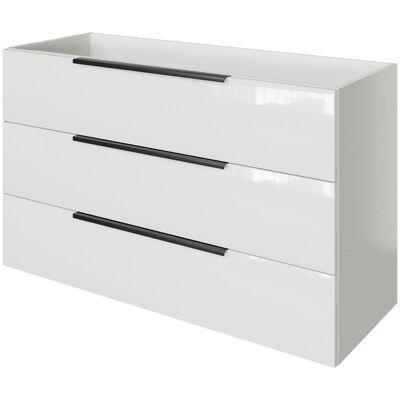 Pelipal Unterschrank für Doppel-Waschtisch Quantum 07 Schneeweiß Glanz 120 cm Pelipal Unterschrank für Doppel-Waschtisch Quantum 07 Schneeweiß Glanz 120 cm