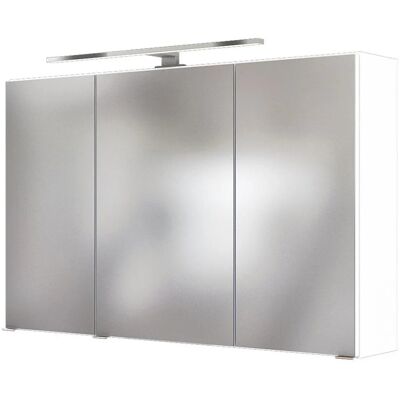 Held Möbel 3D-Spiegelschrank Verona 100 cm Weiß Held Möbel 3D-Spiegelschrank Verona 100 cm Weiß