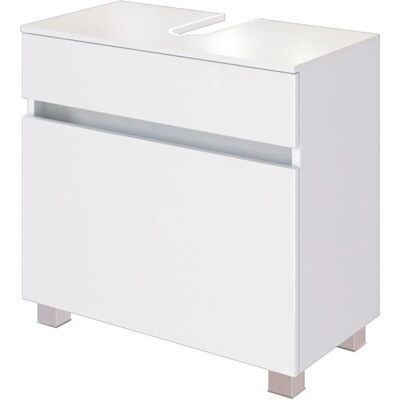 Held Möbel Waschbeckenunterschrank Verona 60 cm matt Weiß-Weiß Held Möbel Waschbeckenunterschrank Verona 60 cm matt Weiß-Weiß