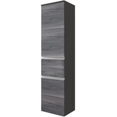 Held Möbel Midischrank Neapel 40 cm Eiche Rauchsilber-Graphitgrau Held Möbel Midischrank Neapel 40 cm Eiche Rauchsilber-Graphitgrau