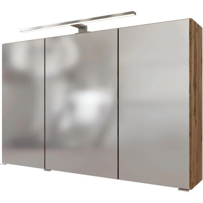 Held Möbel 3D-Spiegelschrank Ferrara 100 cm Wotaneiche Held Möbel 3D-Spiegelschrank Ferrara 100 cm Wotaneiche