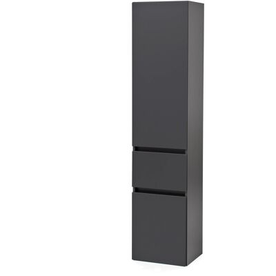 Held Möbel Hochschrank Salerno 40 cm matt Grau-Graphitgrau Held Möbel Hochschrank Salerno 40 cm matt Grau-Graphitgrau