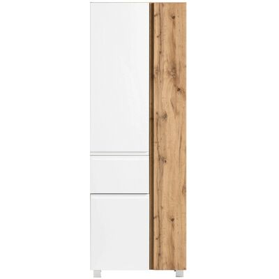 Held Möbel Seitenschrank Ancona 65 cm matt Weiß-Wotaneiche Held Möbel Seitenschrank Ancona 65 cm matt Weiß-Wotaneiche