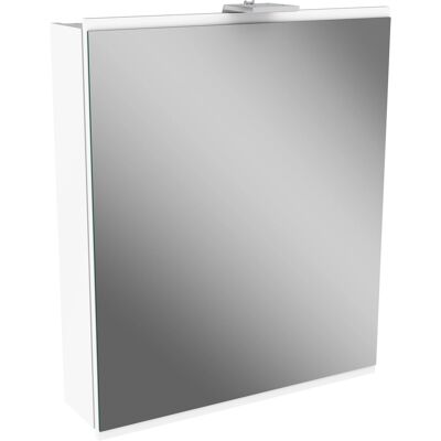 FACKELMANN Lima Wandspiegelschrank - 60x73x15,5cm Weiß Badezimmermöbel FACKELMANN Lima Wandspiegelschrank - 60x73x15,5cm Weiß Badezimmermöbel