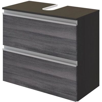 Held Möbel Unterbeckenschrank Neapel 60 cm Eiche Rauchsilber-Graphitgrau Held Möbel Unterbeckenschrank Neapel 60 cm Eiche Rauchsilber-Graphitgrau