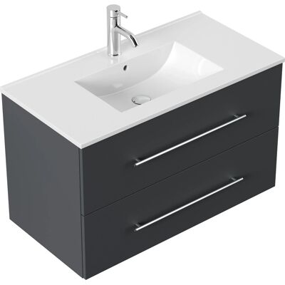 Posseik Badmöbel Homeline 90 Grafit Posseik Badmöbel Homeline 90 Grafit