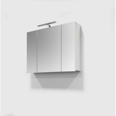 Sanotechnik Spiegelschrank Weiß 80 cm mit Softclose Türen Sanotechnik Spiegelschrank Weiß 80 cm mit Softclose Türen