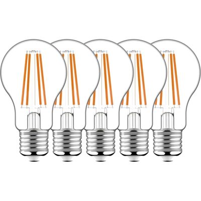 LED-Leuchtmittel E27 Klassisch A60 7 W 806 lm Ø 6 cm x 108 cm 5er-Set LED-Leuchtmittel E27 Klassisch A60 7 W 806 lm Ø 6 cm x 108 cm 5er-Set