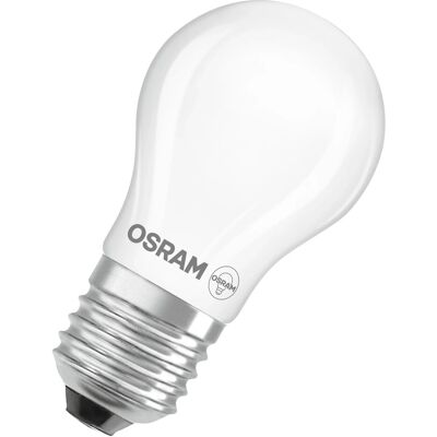 Osram LED-Leuchtmittel E27 Tropfenform 3,4 W 470 lm Neutralweiß Matt Osram LED-Leuchtmittel E27 Tropfenform 3,4 W 470 lm Neutralweiß Matt
