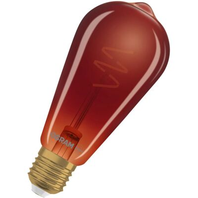 Osram LED-Lampe E27 Edisonform Spiral-Fil 3 W 1.800 K 13,9 x Ø 6,4 cm Osram LED-Lampe E27 Edisonform Spiral-Fil 3 W 1.800 K 13,9 x Ø 6,4 cm