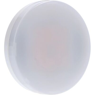 LED-Leuchtmittel GX53 Flachrund 6,5 W 4000 K Ø 7,5 cm x 2,4 cm LED-Leuchtmittel GX53 Flachrund 6,5 W 4000 K Ø 7,5 cm x 2,4 cm