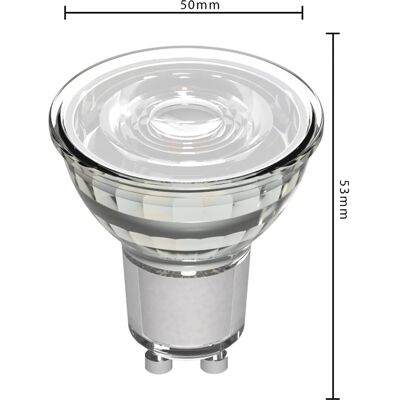 LED-Spot GU10 MR16 2,5W Ø 5 cm x 5,3 cm Klar LED-Spot GU10 MR16 2,5W Ø 5 cm x 5,3 cm Klar