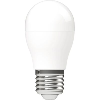 LED-Leuchtmittel E27 Globe G45 2,9 W 470 lm Ø 4,5 cm x 7,7 cm LED-Leuchtmittel E27 Globe G45 2,9 W 470 lm Ø 4,5 cm x 7,7 cm