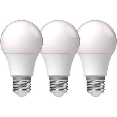 LED-Leuchten E27 Klassisch A 60 8 W 806 lm 4000 K 3er-Set LED-Leuchten E27 Klassisch A 60 8 W 806 lm 4000 K 3er-Set