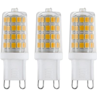 Eglo LED-Leuchtmittel G9 Röhrenform 3 W 320 lm 3er Set 4,9 x 1,6 cm (H x Ø) Eglo LED-Leuchtmittel G9 Röhrenform 3 W 320 lm 3er Set 4,9 x 1,6 cm (H x Ø)