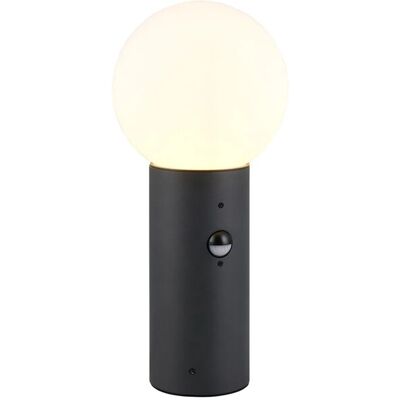 Trio LED-Pfosten Mures Anthrazit mit Bewegungssensor Ø 18 cm x 40 cm Trio LED-Pfosten Mures Anthrazit mit Bewegungssensor Ø 18 cm x 40 cm