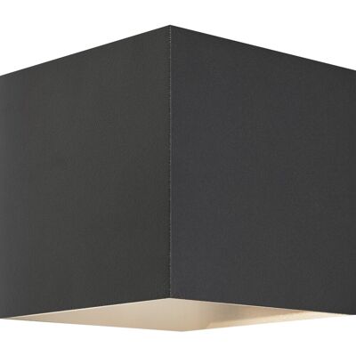 LED Außenwandleuchte Aspra 3 W Aluminium Schwarz Quadratisch LED Außenwandleuchte Aspra 3 W Aluminium Schwarz Quadratisch