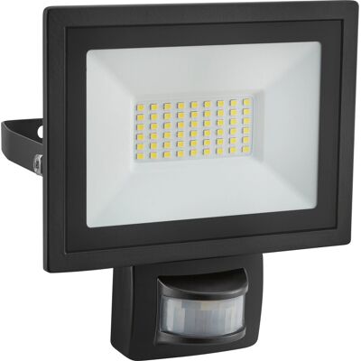 Außenstrahler mit Bewegungssensor FLS 21W - LED Aluminium Schwarz Außenstrahler mit Bewegungssensor FLS 21W - LED Aluminium Schwarz