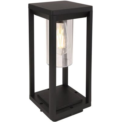 Globo LED-Außenleuchte Candela Schwarz Matt 15 cm x 15 cm x 35 cm Globo LED-Außenleuchte Candela Schwarz Matt 15 cm x 15 cm x 35 cm