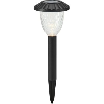 LED-Solarspieß 12,5 cm x 12,5 cm x 39 cm Schwarz LED-Solarspieß 12,5 cm x 12,5 cm x 39 cm Schwarz