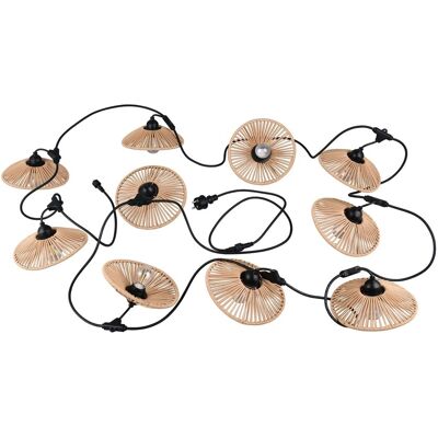 Reality LED-Lichterkette Chain Schwarz Matt 650 cm x 2 cm x 20 cm Reality LED-Lichterkette Chain Schwarz Matt 650 cm x 2 cm x 20 cm