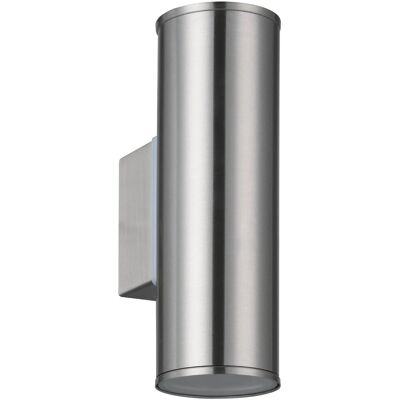 Eglo LED-Wandleuchte Riga-Z Zigbee GU10 4,9 W Edelstahl Eglo LED-Wandleuchte Riga-Z Zigbee GU10 4,9 W Edelstahl