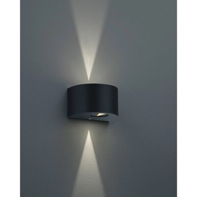 Trio LED-Außenwandleuchte Rosario Schwarz matt Trio LED-Außenwandleuchte Rosario Schwarz matt