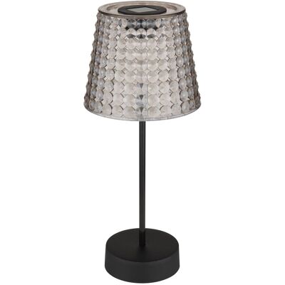 Globo LED Solarleuchte Kunststoff Schiebeschalter Ø 12,5 cm Schwarz Matt Globo LED Solarleuchte Kunststoff Schiebeschalter Ø 12,5 cm Schwarz Matt