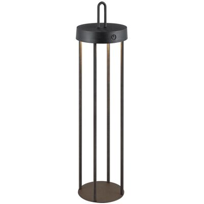 Just Light. LED-Akku-Tischleuchte Anselm Schwarz 50,4 cm x Ø 12,8 Just Light. LED-Akku-Tischleuchte Anselm Schwarz 50,4 cm x Ø 12,8