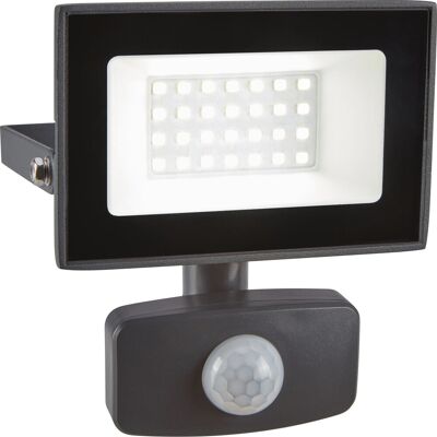 LED Strahler 20 W mit Sensor Grau LED Strahler 20 W mit Sensor Grau