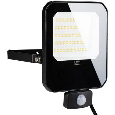LED`s light LED's light LED Wandstrahler 50W 7000lm 4000K IP65 IK05 Schwarz Sensor LED`s light LED's light LED Wandstrahler 50W 7000lm 4000K IP65 IK05 Schwarz Sensor