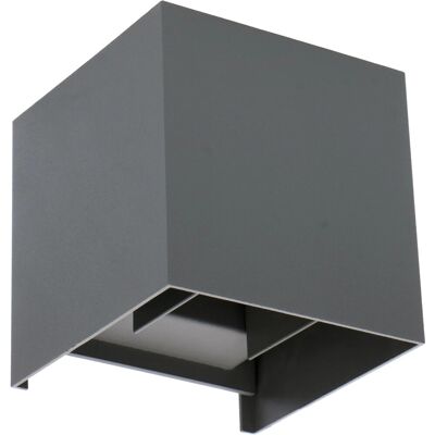LED`s light Außen-Wandleuchte Eckig 10,6 cm x 10,5 cm x 10,5 cm Anthrazit LED`s light Außen-Wandleuchte Eckig 10,6 cm x 10,5 cm x 10,5 cm Anthrazit