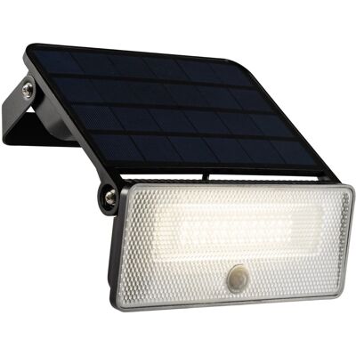 LED's Work Solar-Außenleuchte mit Sensor 12 W 1.600 lm 4.000 K IP54 Schwarz LED's Work Solar-Außenleuchte mit Sensor 12 W 1.600 lm 4.000 K IP54 Schwarz