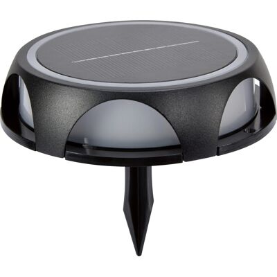 LED Solarleuchte 2 in 1 Rund Ø14 cm x 3,4 cm Schwarz LED Solarleuchte 2 in 1 Rund Ø14 cm x 3,4 cm Schwarz