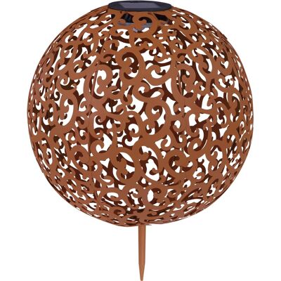 GLOBO Solar Gartenleuchte - Außen LED Lampe - 28,5cm Metallkugel GLOBO Solar Gartenleuchte - Außen LED Lampe - 28,5cm Metallkugel