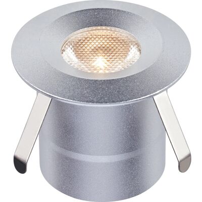 LED Bodeneinbauleuchte Budoni Rund Silber 5 Stück LED Bodeneinbauleuchte Budoni Rund Silber 5 Stück