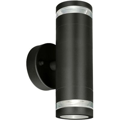 E2 Elektro Wandleuchte MUSICA up-down GU10 IP44 Anthrazit E2 Elektro Wandleuchte MUSICA up-down GU10 IP44 Anthrazit