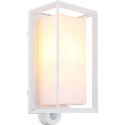 Globo LED-Außenleuchte Logana Aluminium Weiß - Matt 13 cm x 28 cm Globo LED-Außenleuchte Logana Aluminium Weiß - Matt 13 cm x 28 cm