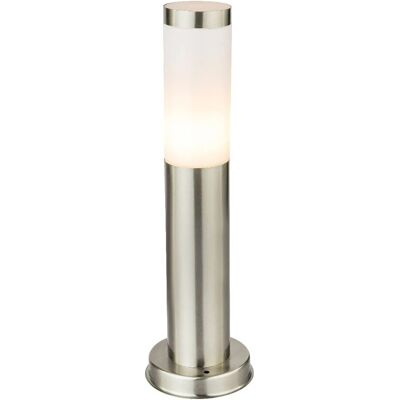 Globo LED-Außenleuchte Boston Edelstahl Ø 12,7 cm x 45 cm Globo LED-Außenleuchte Boston Edelstahl Ø 12,7 cm x 45 cm