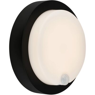 Briloner LED Außenwandleuchte - Bewegungsmelder - Wiederaufladbare Batterie - Schwarz Briloner LED Außenwandleuchte - Bewegungsmelder - Wiederaufladbare Batterie - Schwarz