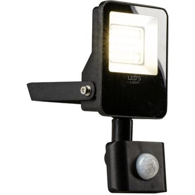 LED's Work Strahler mit Sensor 10 W 1.200 lm 4.000 K IP54 Schwarz LED's Work Strahler mit Sensor 10 W 1.200 lm 4.000 K IP54 Schwarz