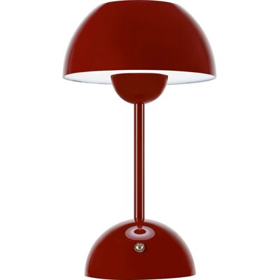 Solar-LED-Tischleuchte Messina Ø 16 cm x 27,5 cm Rot Solar-LED-Tischleuchte Messina Ø 16 cm x 27,5 cm Rot