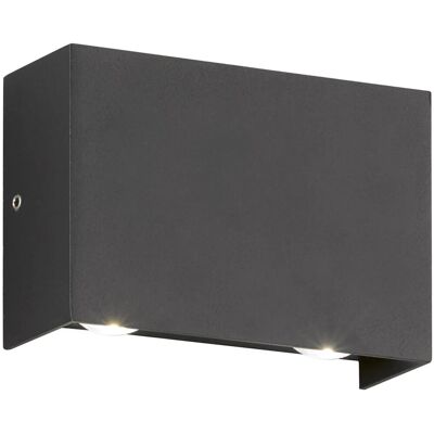 Fischer & Honsel LED-Außenleuchte Nairobi Schwarz 8,7 cm x 4,7 cm x 11,8 cm Fischer & Honsel LED-Außenleuchte Nairobi Schwarz 8,7 cm x 4,7 cm x 11,8 cm