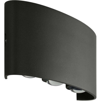 E2 Elektro Wandleuchte Petra Up-Down CCT Anthrazit 4 cm x 8 cm x 17 cm E2 Elektro Wandleuchte Petra Up-Down CCT Anthrazit 4 cm x 8 cm x 17 cm