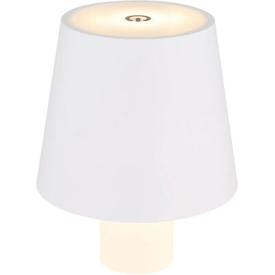 Globo LED-Tischleuchte Vannie Kunststoff Weiß Matt Ø 10,6 cm x 13 cm Globo LED-Tischleuchte Vannie Kunststoff Weiß Matt Ø 10,6 cm x 13 cm