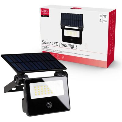 Solarstrahler 800lm 4000K mit IP54 Sensor Solarstrahler 800lm 4000K mit IP54 Sensor