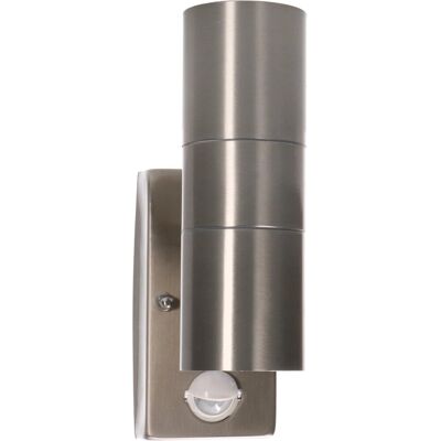 SHADA - 2x Gu10 Sensor - Edelstahl - Outdoor-Wandleuchte SHADA - 2x Gu10 Sensor - Edelstahl - Outdoor-Wandleuchte