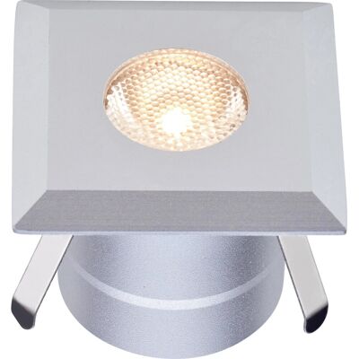 LED Bodeneinbauleuchte Budoni Eckig Silber 5 Stück LED Bodeneinbauleuchte Budoni Eckig Silber 5 Stück