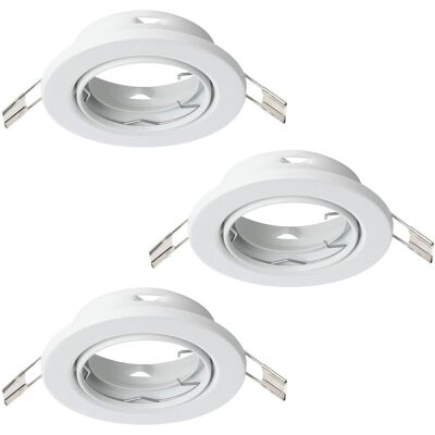 Eglo Einbauspot Agulo 1 Weiß Ø 8,5 cm x 2,5 cm 3-flammig Eglo Einbauspot Agulo 1 Weiß Ø 8,5 cm x 2,5 cm 3-flammig